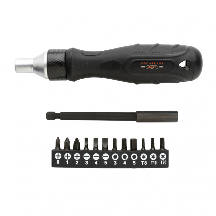 Surubelnita cu clichet Gear X cu biti S2 – set multifunctional premium [7]