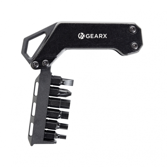 Surubelnita multifunctionala Gear X – 6 biti inclusi, design de buzunar, rezistenta [5]