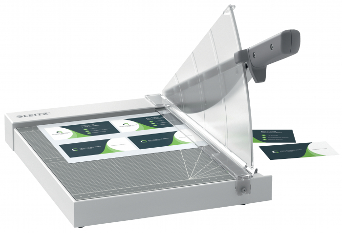 Ghilotina Leitz Home Office Precision, A4, 10 coli, indicator laser inclus, gri [8]