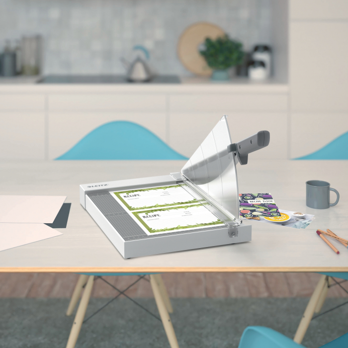 Ghilotina Leitz Home Precision, A4, 8 coli, gri [3]