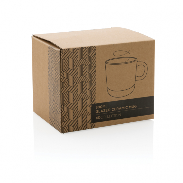 Cana ceramica glazurata cu baza naturala, 360ml [7]