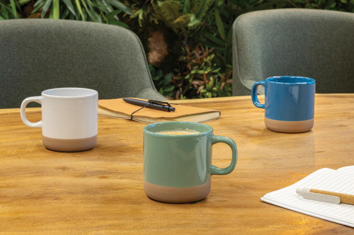 Cana ceramica glazurata cu baza naturala, 360ml [6]