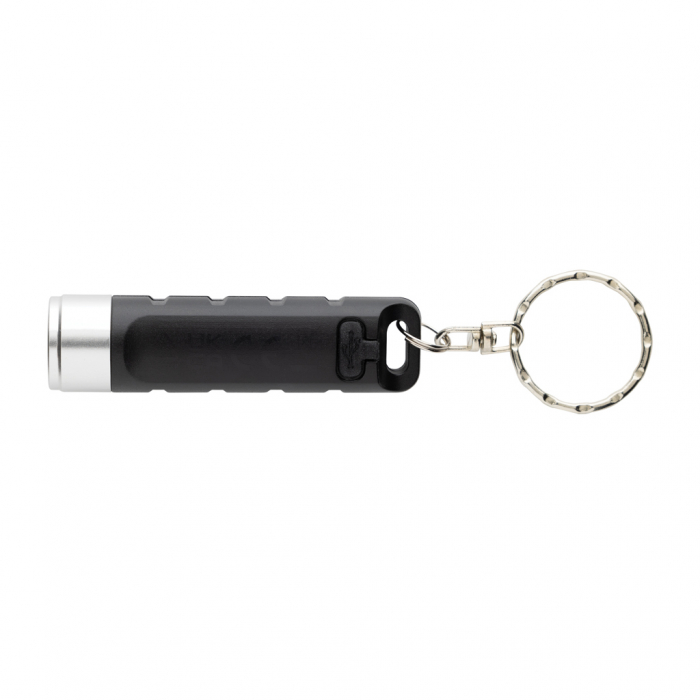 Lanterna breloc Globix din plastic reciclat RCS – reincarcabila USB-C, 80 lumeni [5]