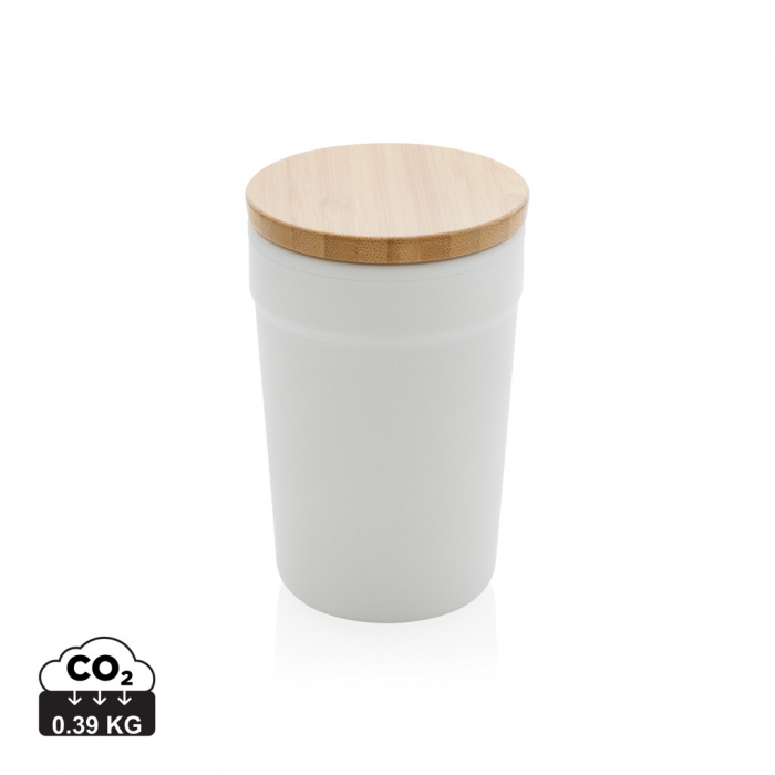 Cana PP reciclat GRS 300 ml cu capac bambus [1]