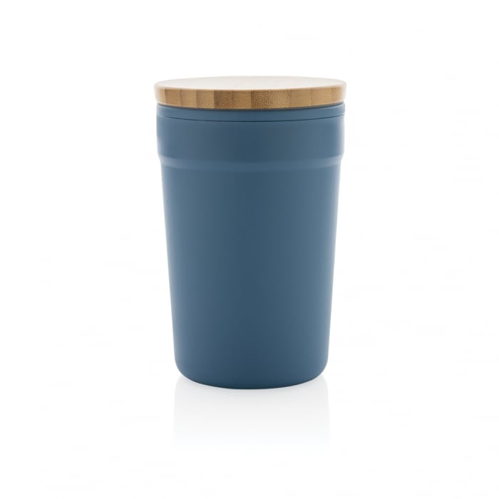 Cana PP reciclat GRS 300 ml cu capac bambus [3]