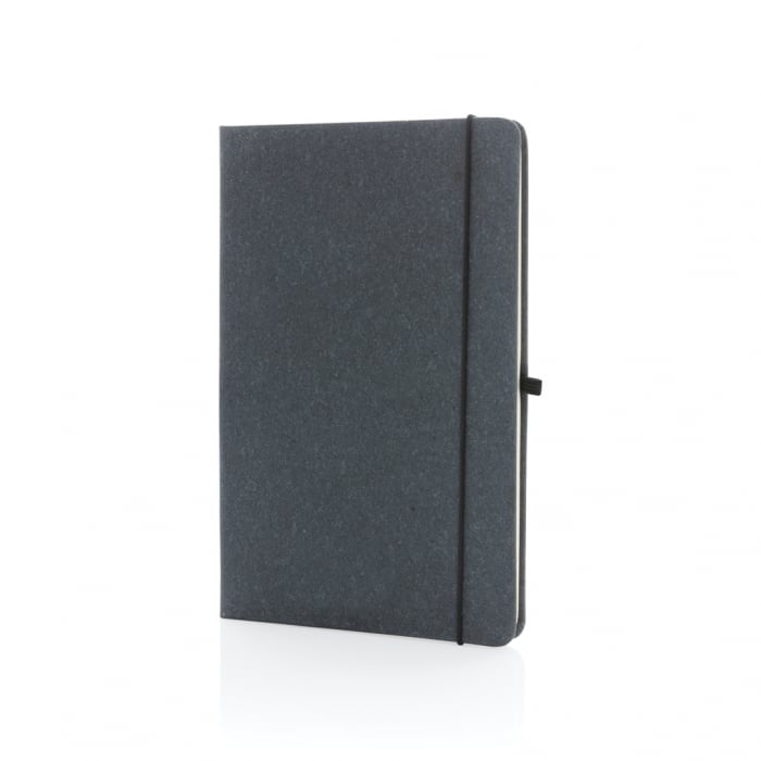 Agenda A5 piele reciclata GRS cu elastic si suport pix – personalizabila [2]