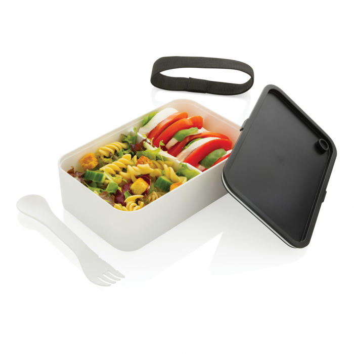 Caserola de pranz din 93% PP reciclat, cu tacamuri [3]