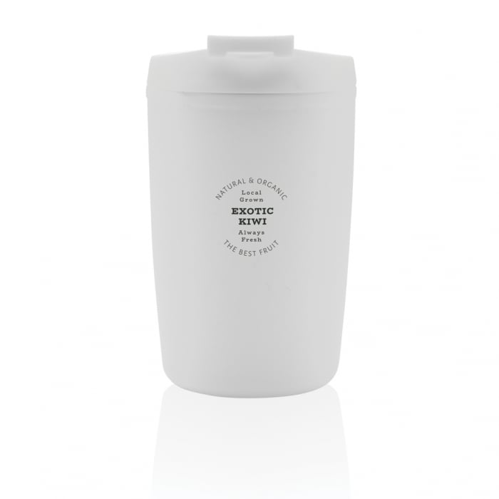 Pahar PP reciclat GRS 300 ml cu capac flip [8]