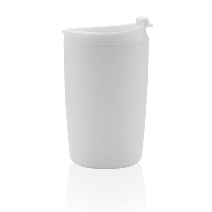 Pahar PP reciclat GRS 300 ml cu capac flip [4]