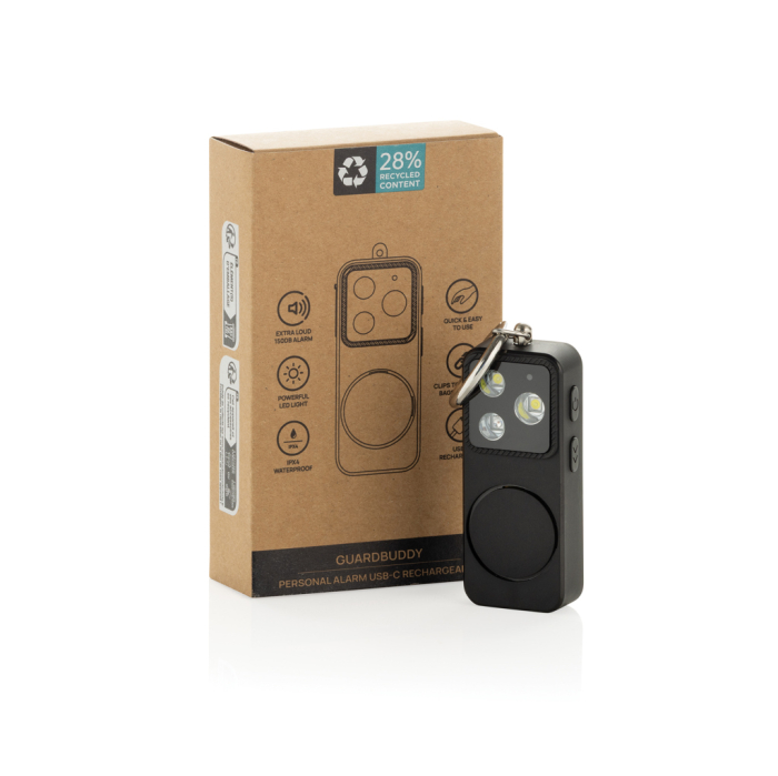 Alarma personala GuardBuddy RCS, 150 dB, USB-C [3]