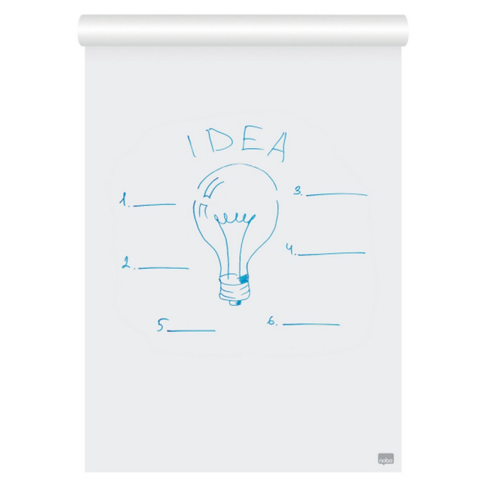 Hartie pentru flipchart NOBO Premium, 60x85 cm, 50 coli, 90 gsm, utilizare fata-verso [10]