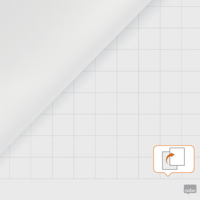 Hartie pentru flipchart NOBO Premium, 60x85 cm, 50 coli, 90 gsm, utilizare fata-verso [7]