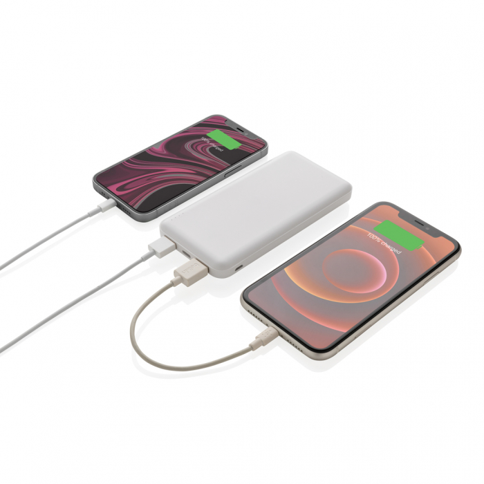 Powerbank 10000 mAh High Density, compact din ABS, dual USB [3]