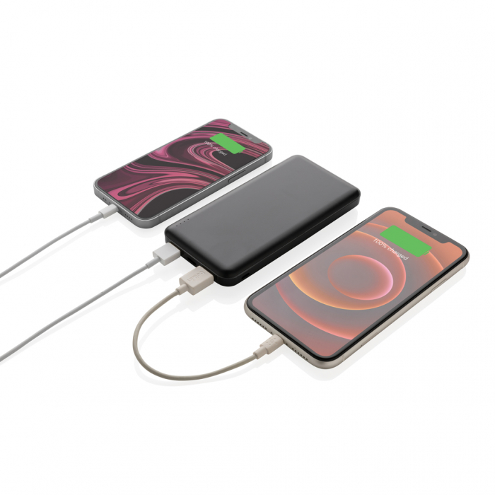 Powerbank 10000 mAh High Density, compact din ABS, dual USB [3]