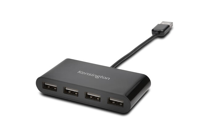 Adaptor hub Kensington 4 porturi USB-A 2.0, negru [3]