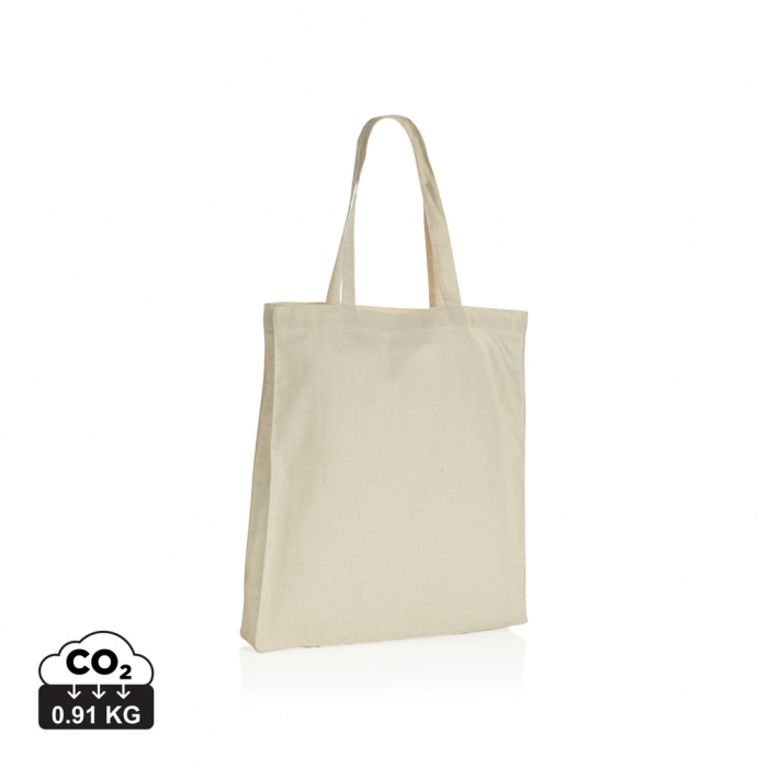 Geanta Tote Impact AWARE™ bumbac reciclat 145g, fund lat, 12L [1]