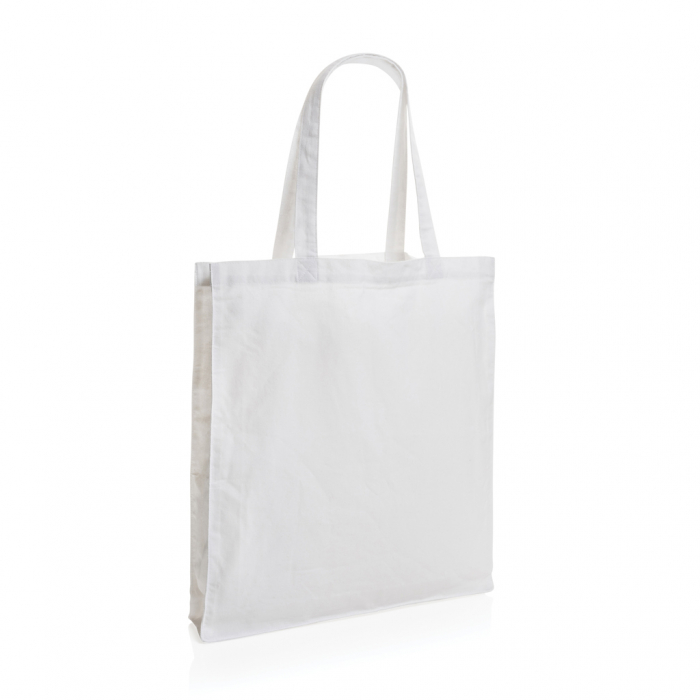 Geanta Tote Impact AWARE™ bumbac reciclat 145g, fund lat, 12L [2]