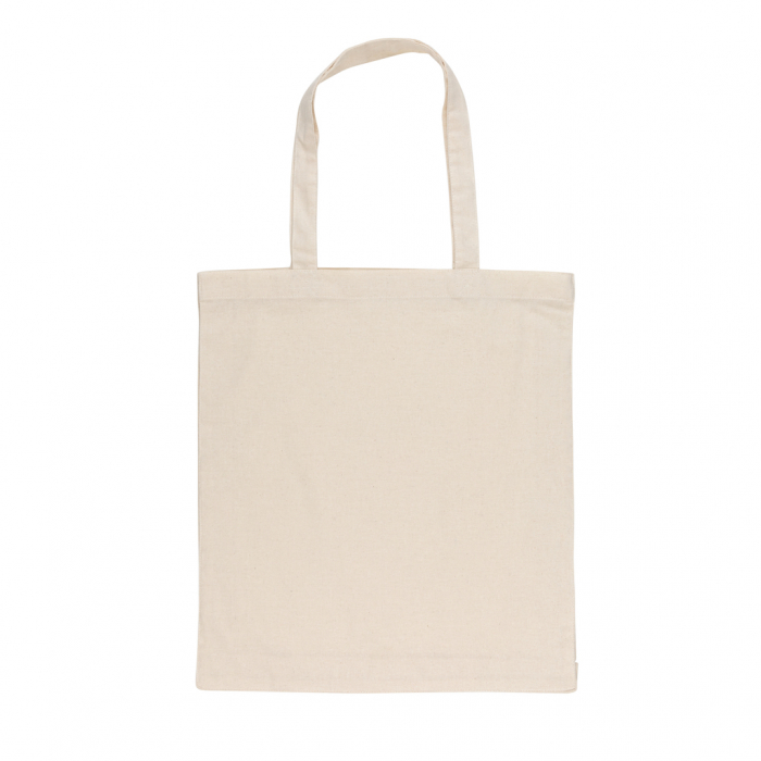 Geanta Tote Impact AWARE™ bumbac reciclat 145g, fund lat, 12L [3]