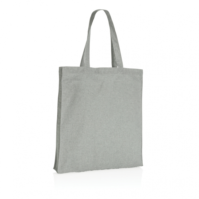 Geanta Tote Impact AWARE™ bumbac reciclat 145g, fund lat, 12L [4]