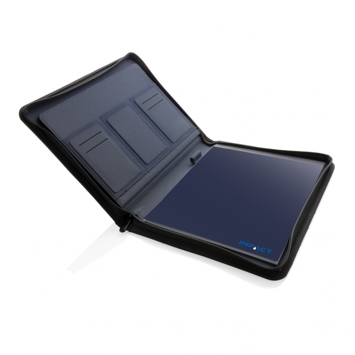Mapa multifunctionala A4 Impact AWARE™ rPET cu fermoar – personalizabila, eco-friendly [4]