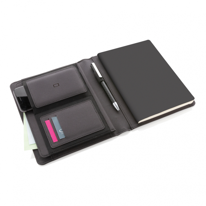 Agenda multifunctionala A5 Impact AWARE™ rPET cu buzunare – personalizabila, eco-friendly [5]