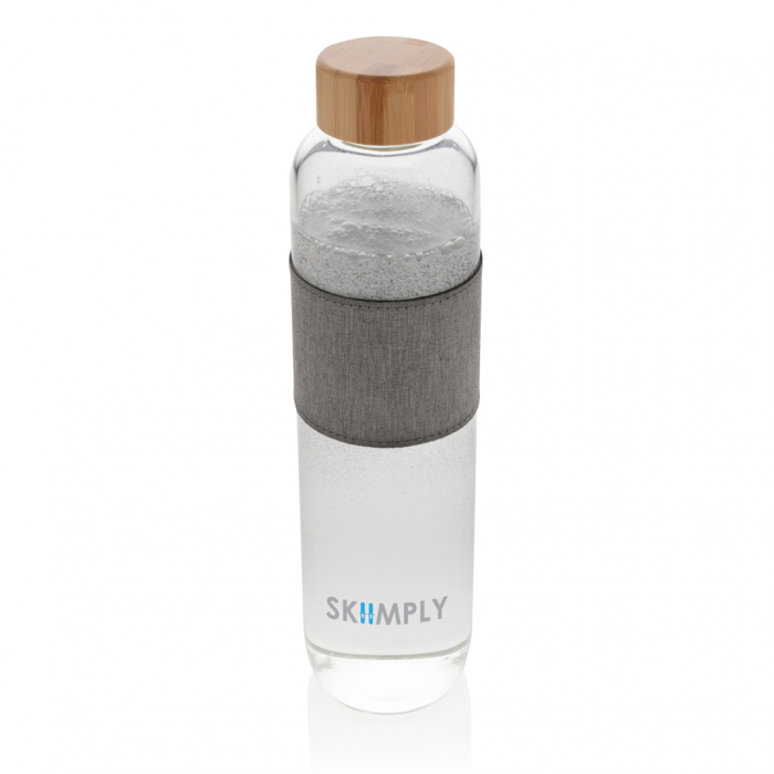 Sticla Impact sticla borosilicata 750 ml cu capac bambus [4]