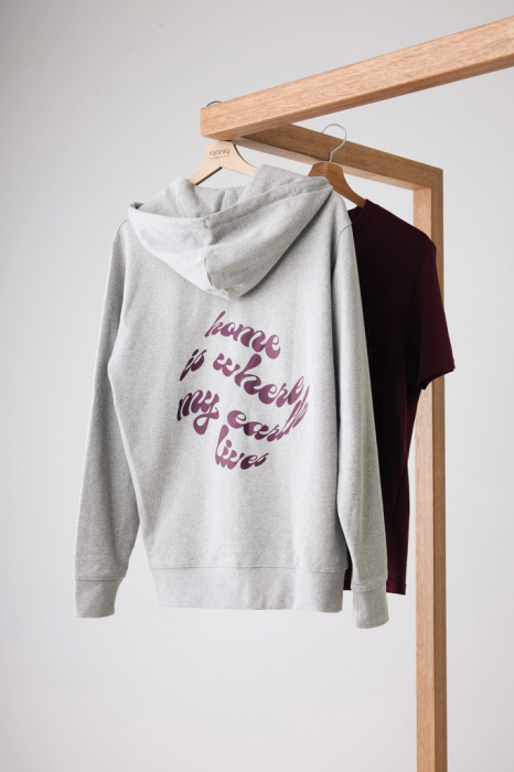 Hanorac unisex IQONIQ Abisko, bumbac organic si reciclat, cu fermoar, 340 GSM [7]