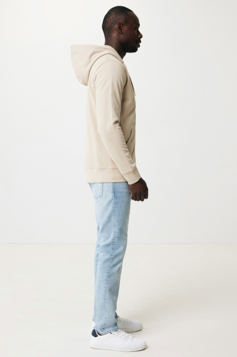 Hanorac unisex IQONIQ Abisko, bumbac organic si reciclat, cu fermoar, 340 GSM [6]