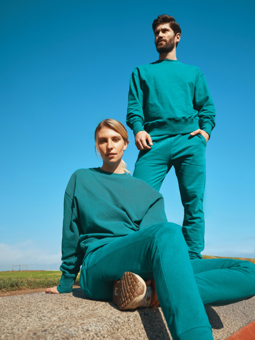 Pantaloni jogger unisex IQONIQ Cooper, bumbac reciclat si organic, 340 GSM [25]