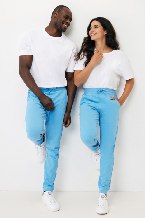 Pantaloni jogger unisex IQONIQ Cooper, bumbac reciclat si organic, 340 GSM [6]