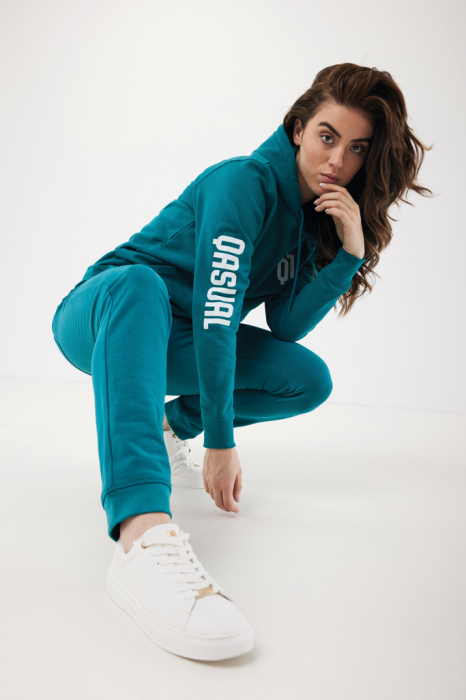 Pantaloni jogger unisex IQONIQ Cooper, bumbac reciclat si organic, 340 GSM [10]