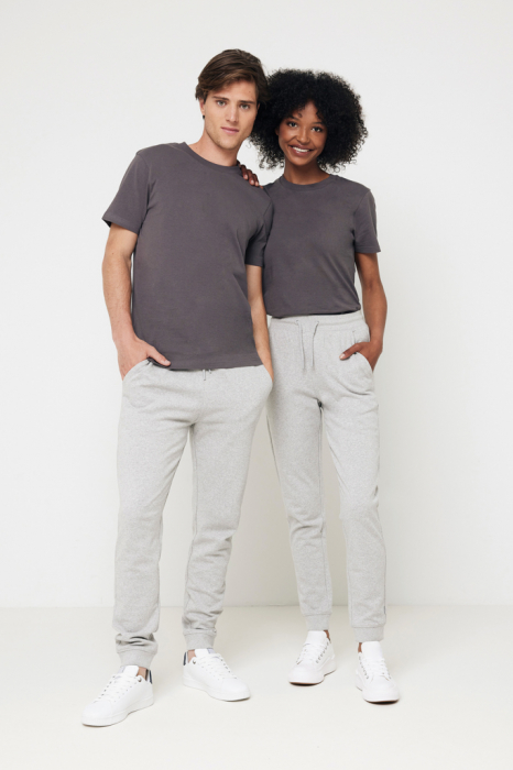 Pantaloni jogger unisex IQONIQ Cooper, bumbac reciclat si organic, 340 GSM [12]
