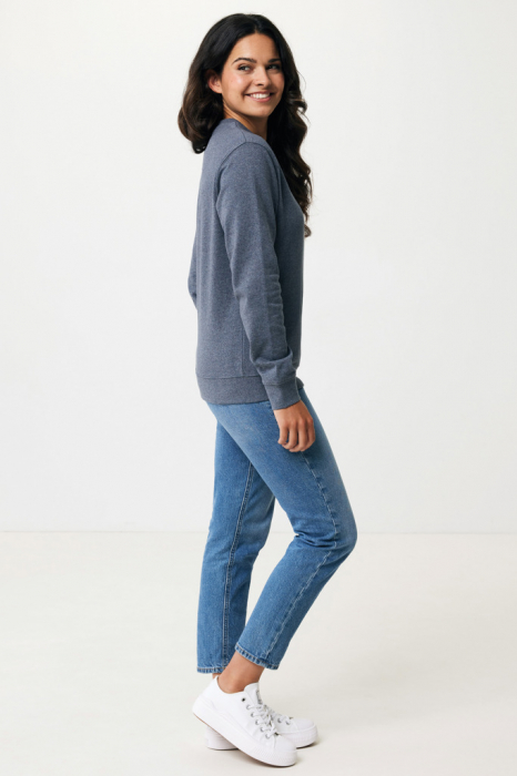 Bluza unisex IQONIQ Denali, bumbac organic si reciclat, fara vopsire, 340 GSM [11]