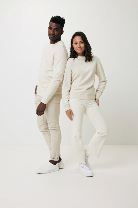 Bluza unisex IQONIQ Denali, bumbac organic si reciclat, fara vopsire, 340 GSM [10]