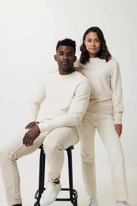 Bluza unisex IQONIQ Denali, bumbac organic si reciclat, fara vopsire, 340 GSM [12]