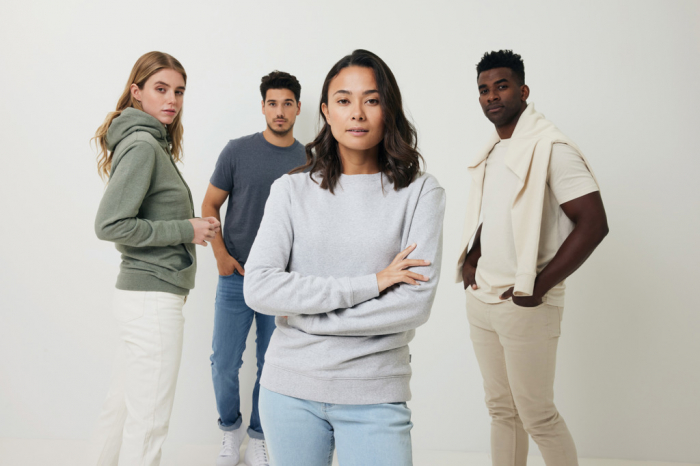 Bluza unisex IQONIQ Denali, bumbac organic si reciclat, fara vopsire, 340 GSM [20]