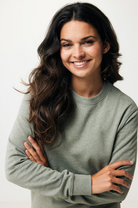 Bluza unisex IQONIQ Denali, bumbac organic si reciclat, fara vopsire, 340 GSM [14]