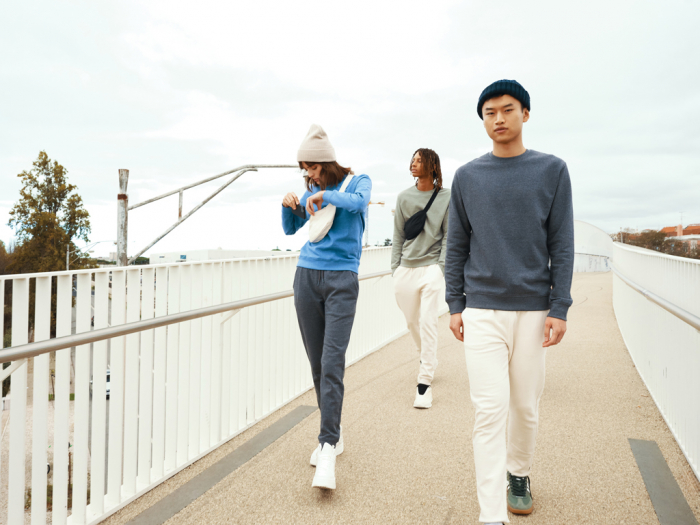 Bluza unisex IQONIQ Denali, bumbac organic si reciclat, fara vopsire, 340 GSM [29]