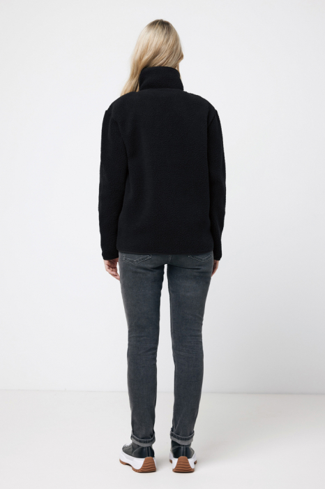 Geaca fleece unisex IQONIQ Diran, poliester reciclat, 320 GSM, croiala relaxata [11]