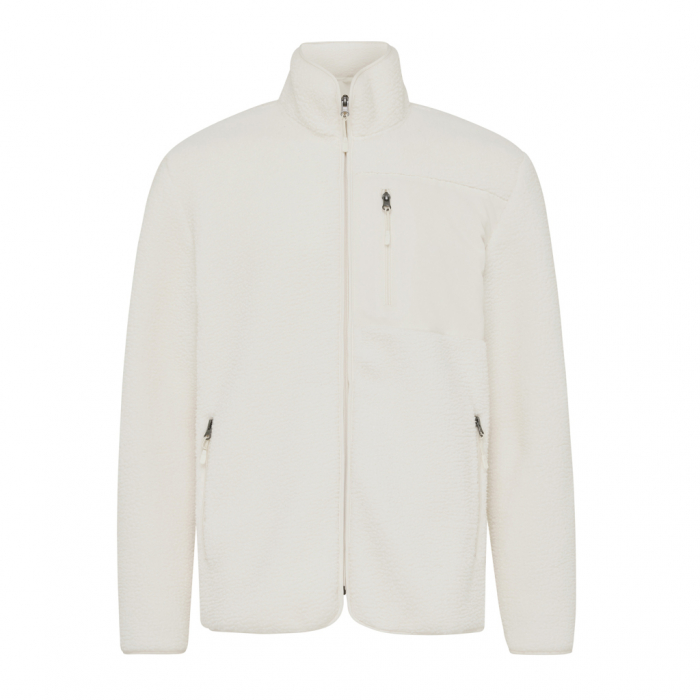 Geaca fleece unisex IQONIQ Diran, poliester reciclat, 320 GSM, croiala relaxata [2]