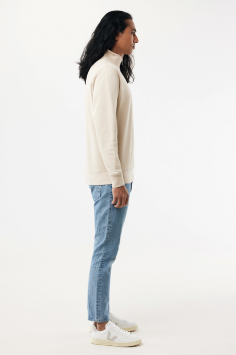 Bluza unisex IQONIQ Elgon, bumbac organic si reciclat, cu fermoar sfert, 300 GSM [12]