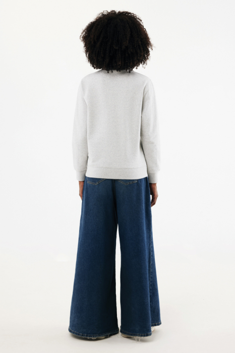 Bluza unisex IQONIQ Elgon, bumbac organic si reciclat, cu fermoar sfert, 300 GSM [13]