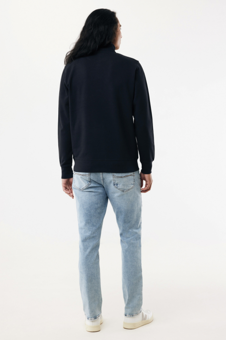 Bluza unisex IQONIQ Elgon, bumbac organic si reciclat, cu fermoar sfert, 300 GSM [8]