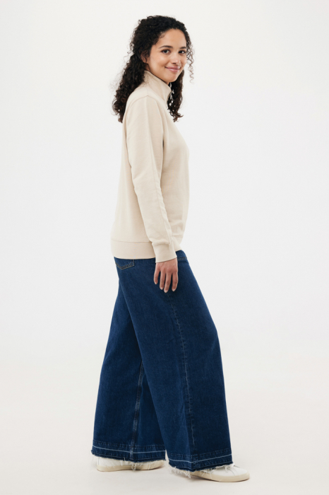 Bluza unisex IQONIQ Elgon, bumbac organic si reciclat, cu fermoar sfert, 300 GSM [7]