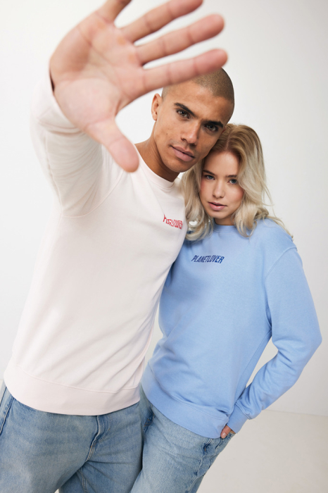 Bluza unisex IQONIQ Etosha, bumbac organic si reciclat, croiala moderna, 280 GSM [6]