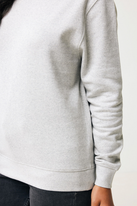 Bluza unisex IQONIQ Etosha, bumbac organic si reciclat, croiala moderna, 280 GSM [15]