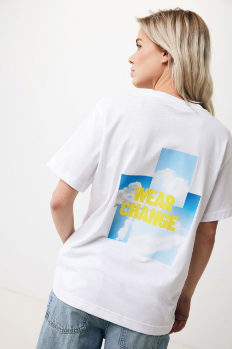 Tricou unisex IQONIQ Kakadu, bumbac reciclat si organic, relaxed fit, 180 GSM [5]