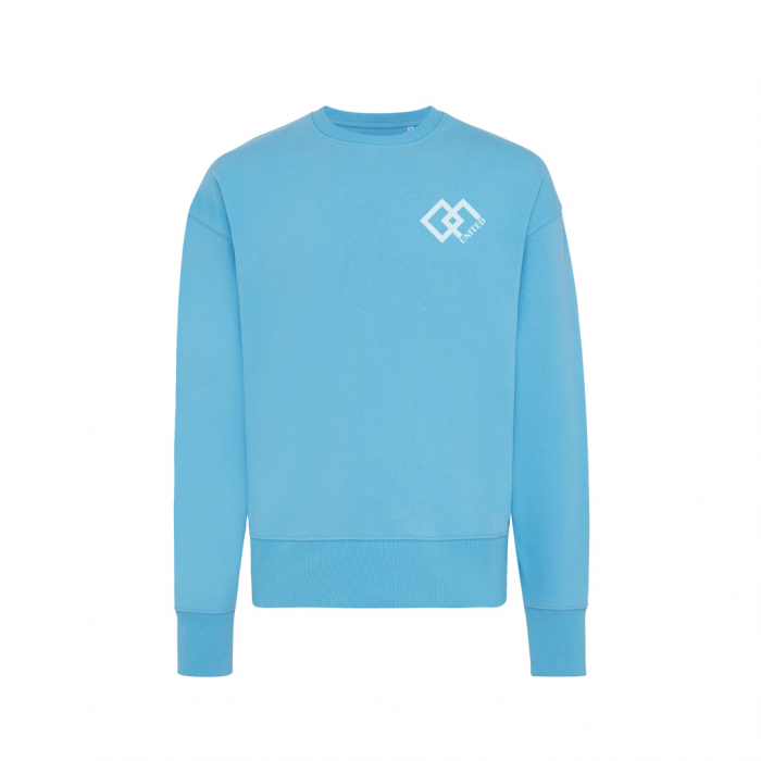 Bluza unisex IQONIQ Kruger, bumbac organic si reciclat, croiala lejera, 340 GSM [4]