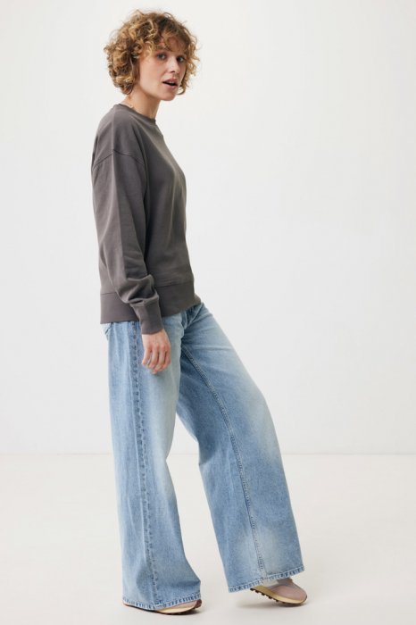 Bluza unisex IQONIQ Kruger, bumbac organic si reciclat, croiala lejera, 340 GSM [13]