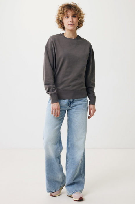 Bluza unisex IQONIQ Kruger, bumbac organic si reciclat, croiala lejera, 340 GSM [12]